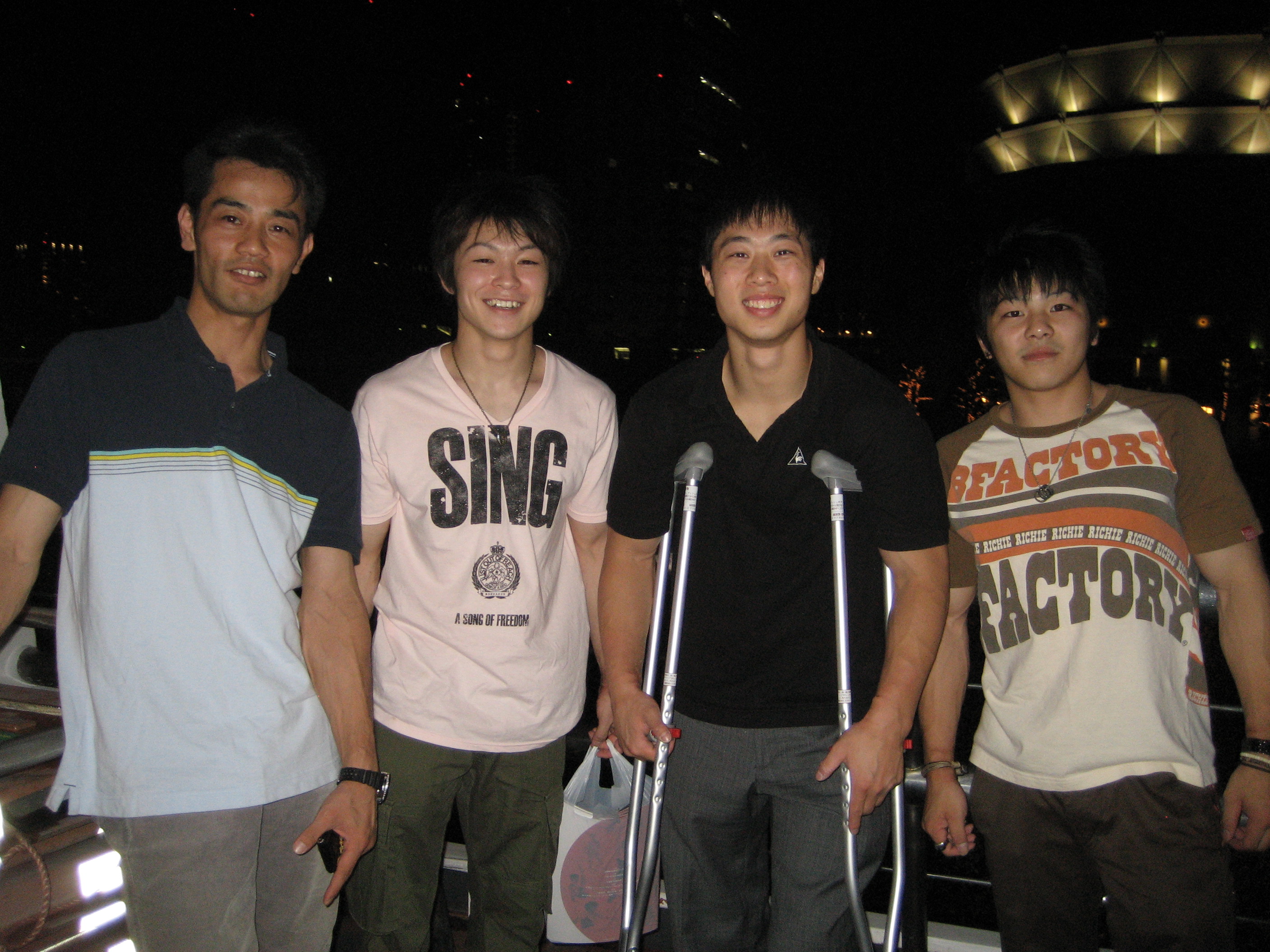 From L-R: Yoshi, Kohei, Me, Koji