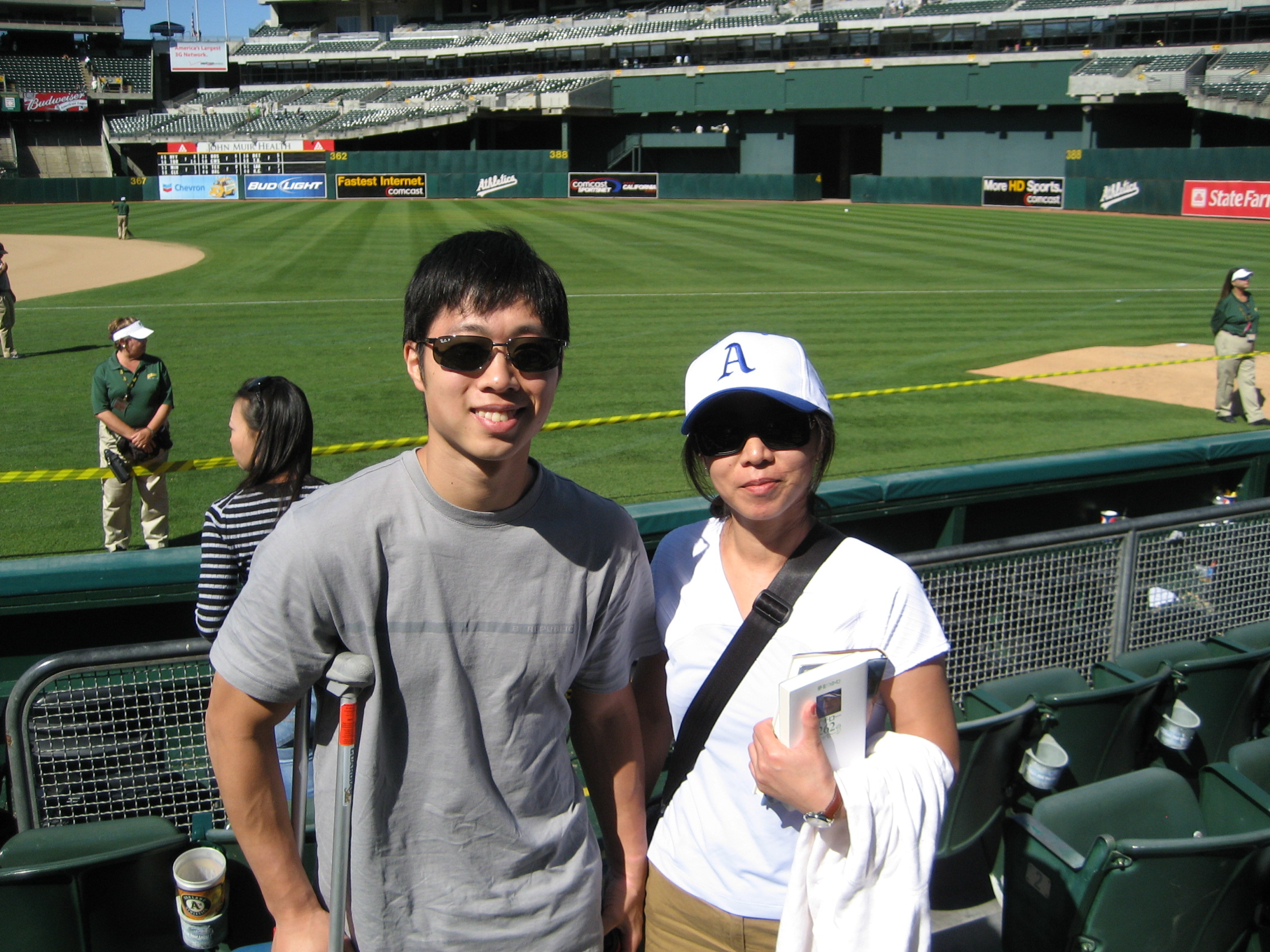 Me and my Mom at the game 